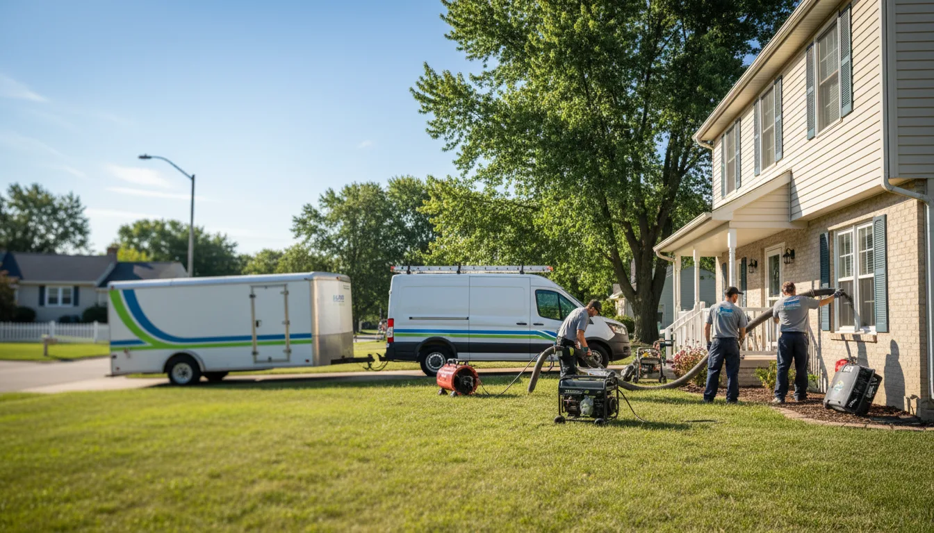 Flooded Basement Restoration And Cleanup With Repair in Neelyville, MO near me